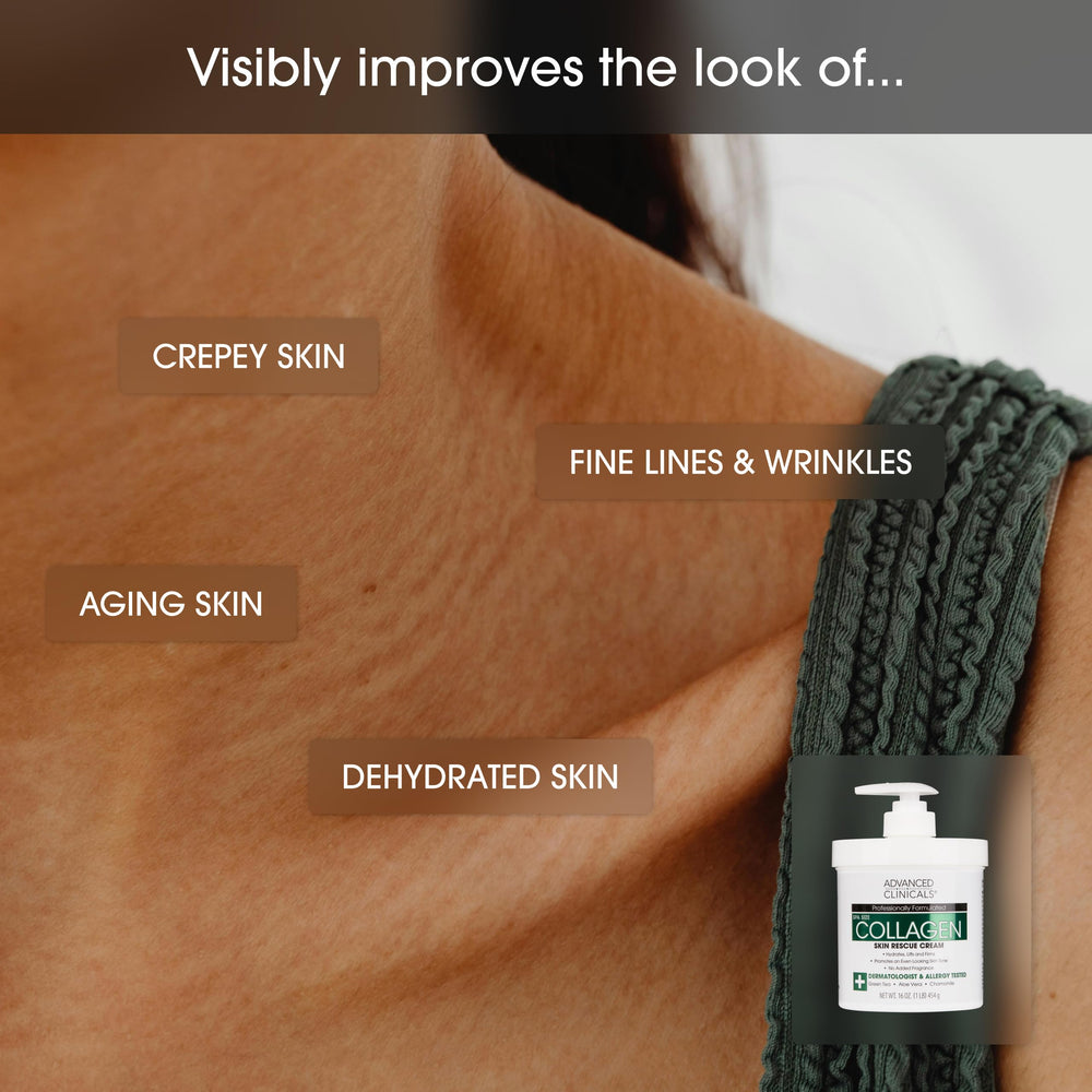 Advanced Clinicals hidratación profunda para piel suave y fresca