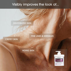 Advanced Clinicals Hyaluronic Acid Body Cream texture shows rich yet non-greasy absorption