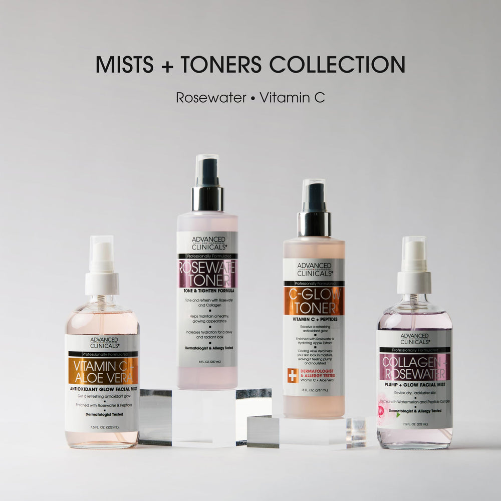 Advanced Clinicals alcohol-free formula offers hydration without drying sensations.