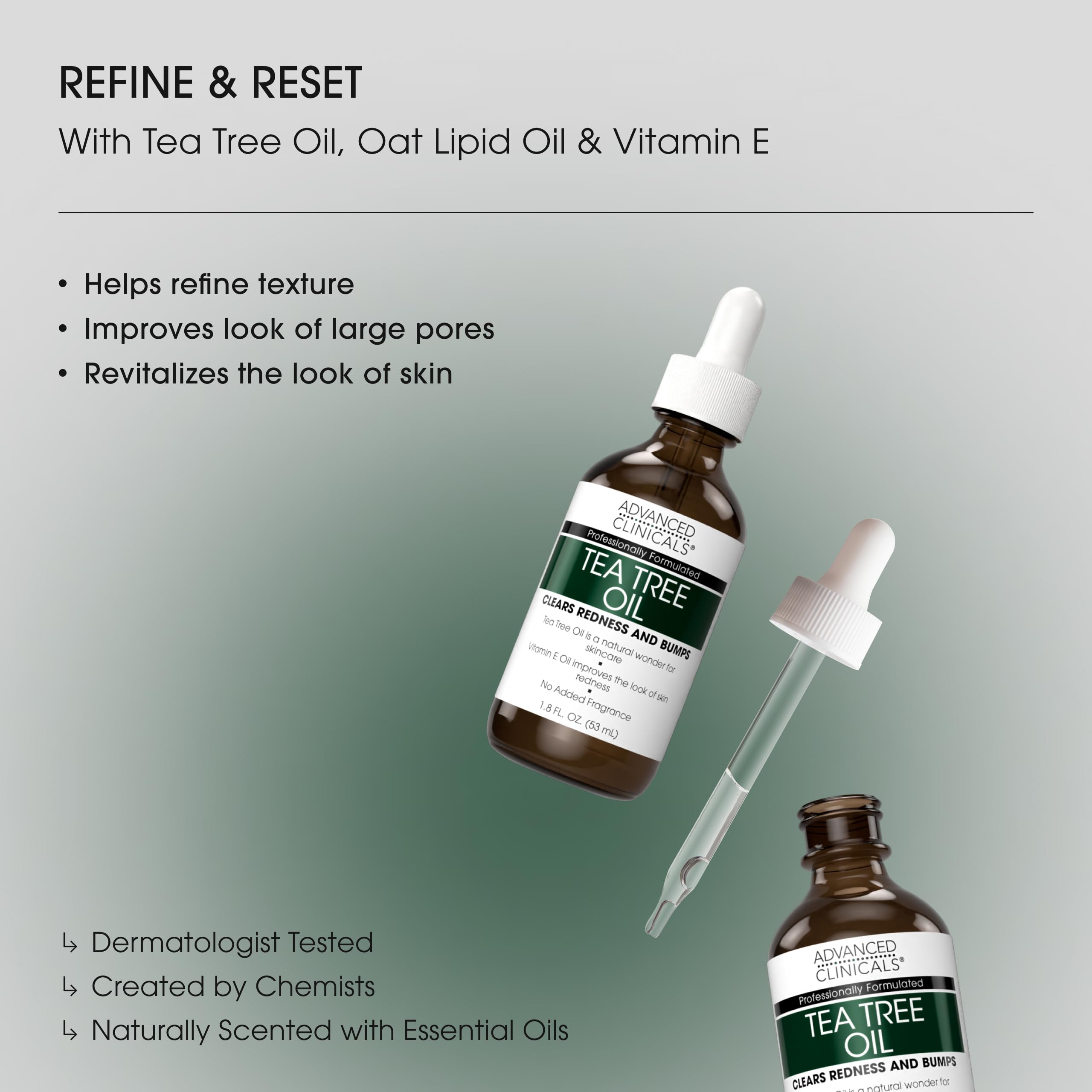 Advanced Clinicals Serum Textura Seda Aplicación, sensación ligera e hidratante