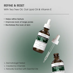 Advanced Clinicals Serum Textura Seda Aplicación, sensación ligera e hidratante