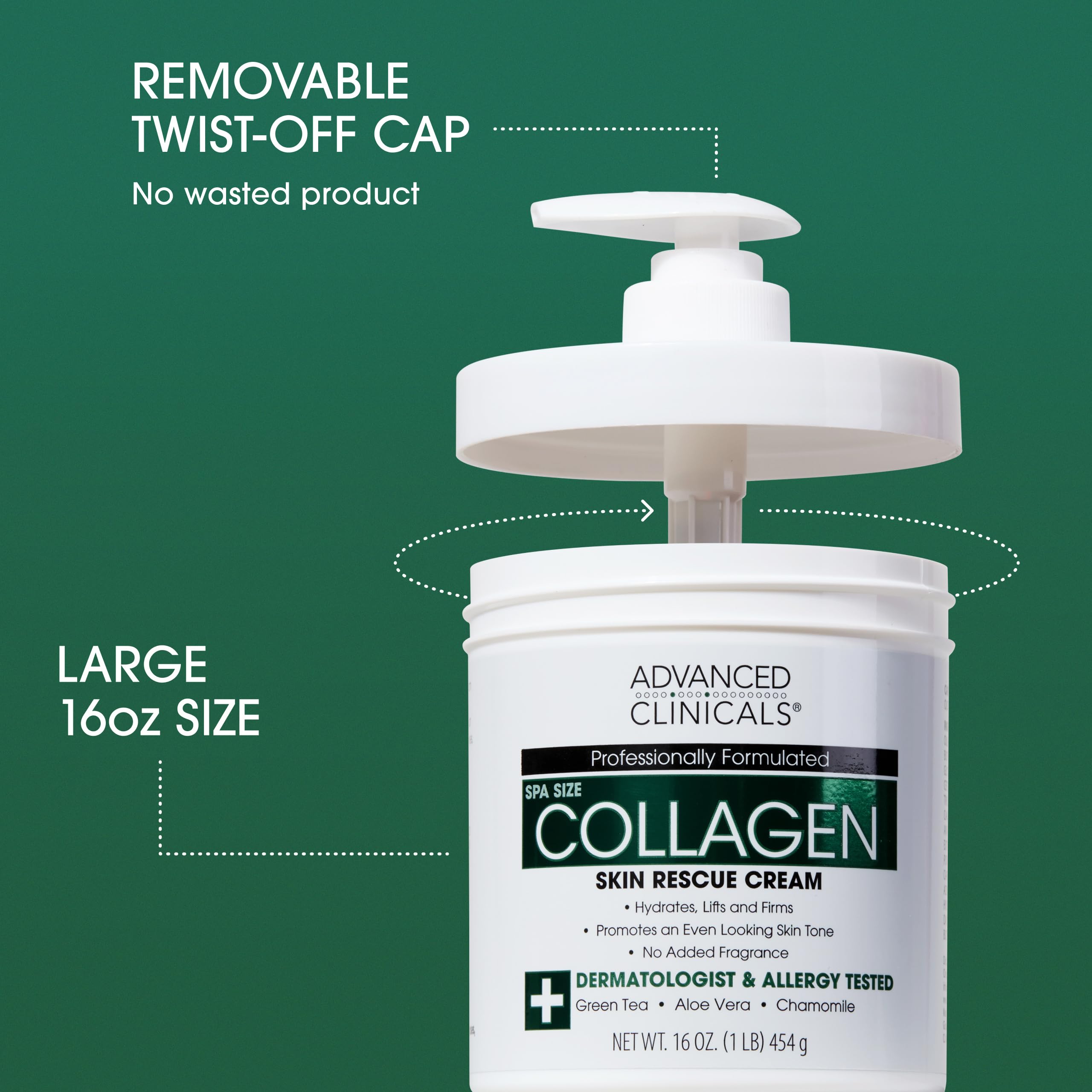 Advanced Clinicals té verde vitamina E, sensación fresca en la piel