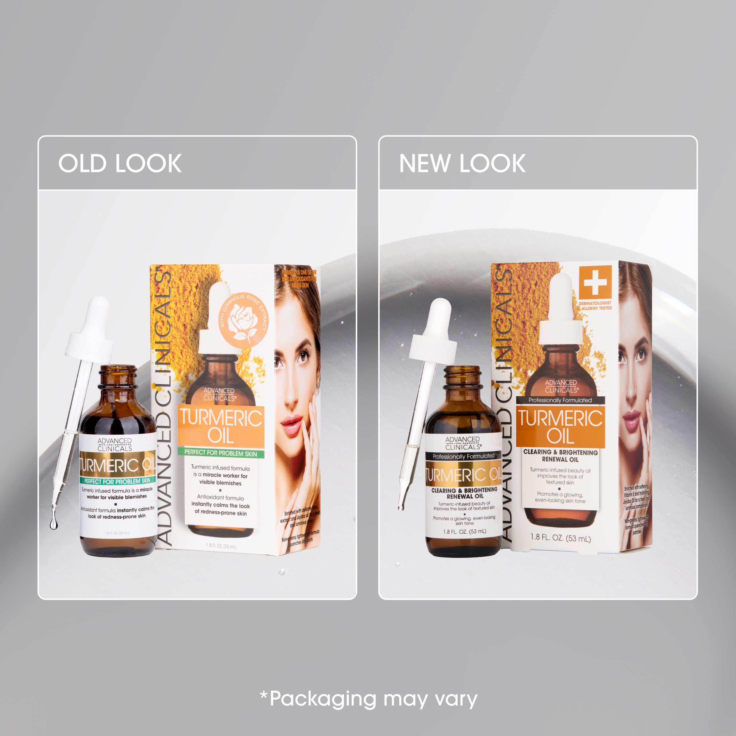 Advanced Clinicals, textura de aceite que se absorbe sin grasa.