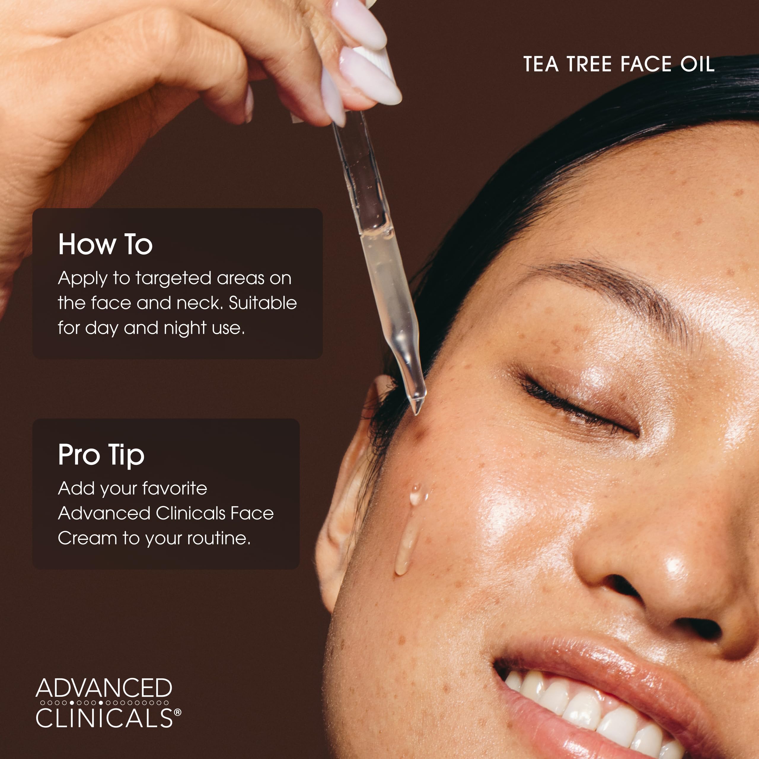 Advanced Clinicals Vitamina E Ingredientes Clave, soporte antioxidante para piel