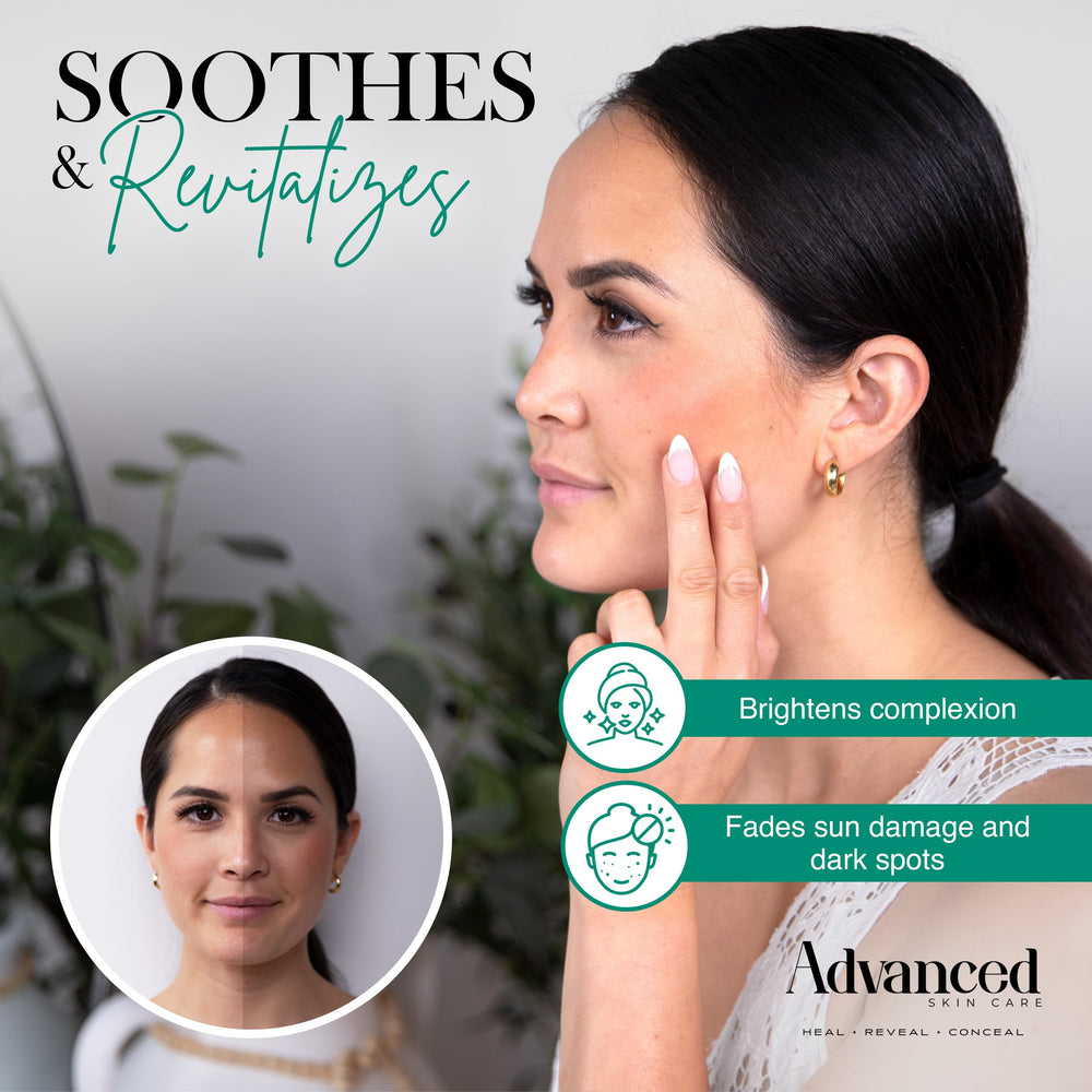 Advanced Skin Care serum texture that sinks in quickly for a supple feel