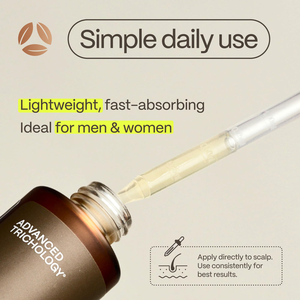 Advanced Trichology NutraM skin after application, mild temporary redness may occur.