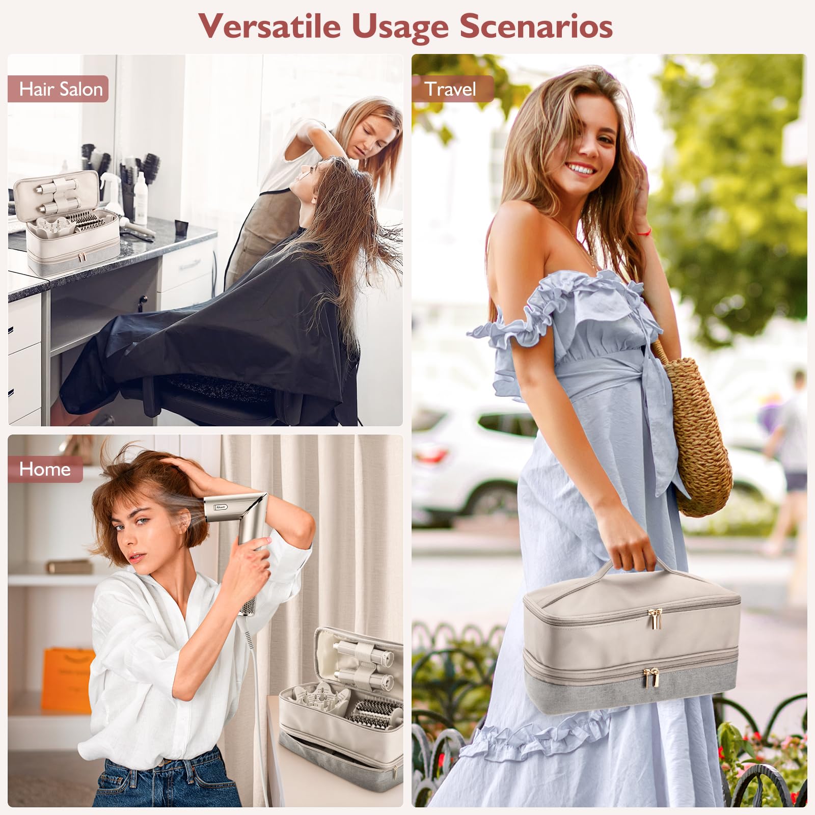 Adworte portable handle simplifies carrying on trips and in hotels
