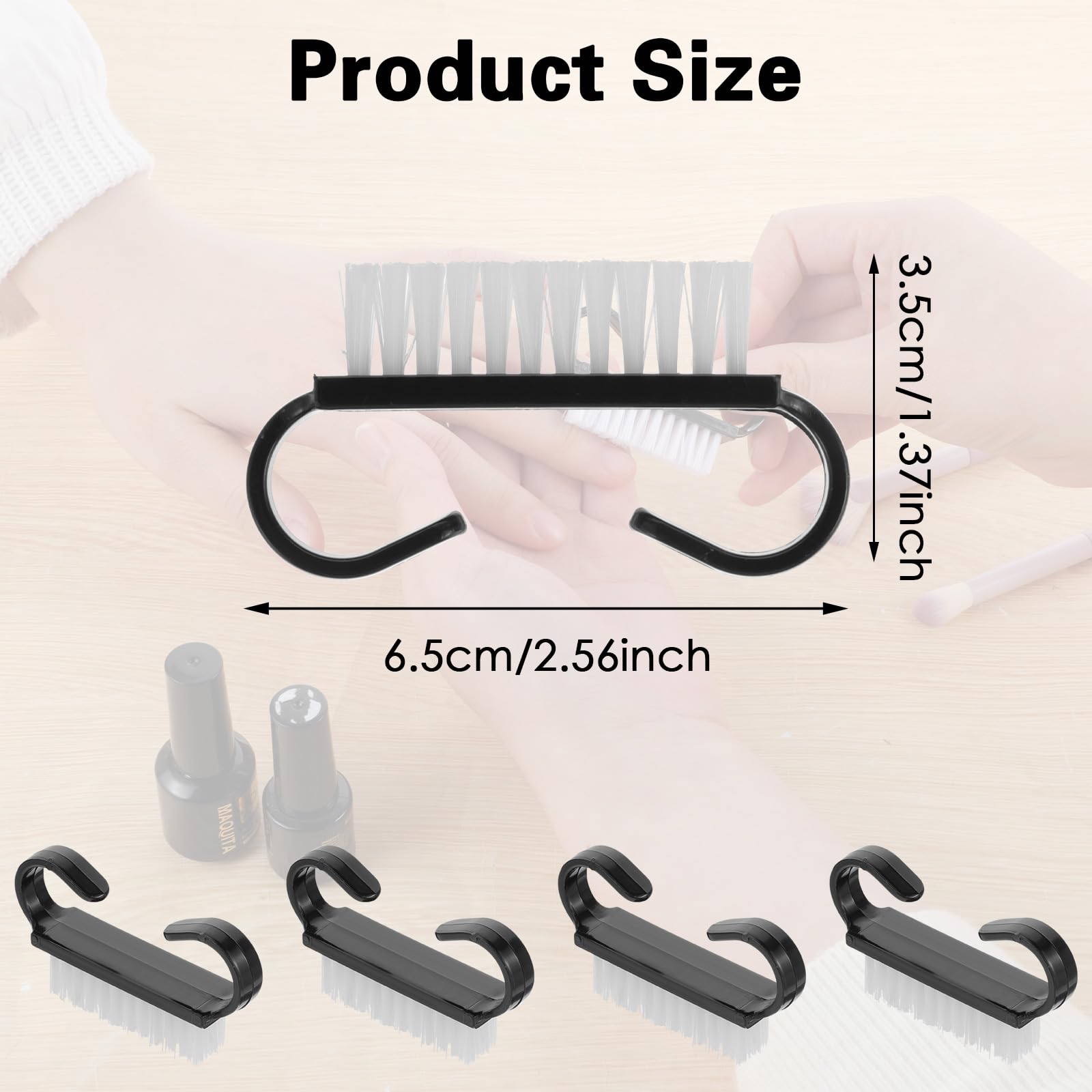 Aeaocvo dirt-removal nail brush cleans keyboards, pet nails, and small items.