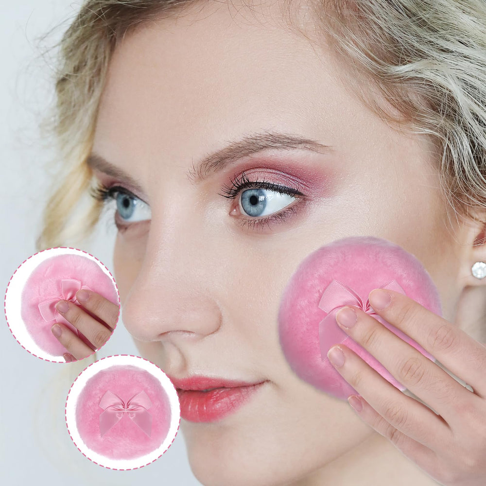 Aeaocvo washable reusable powder puff for long-lasting body and face use.