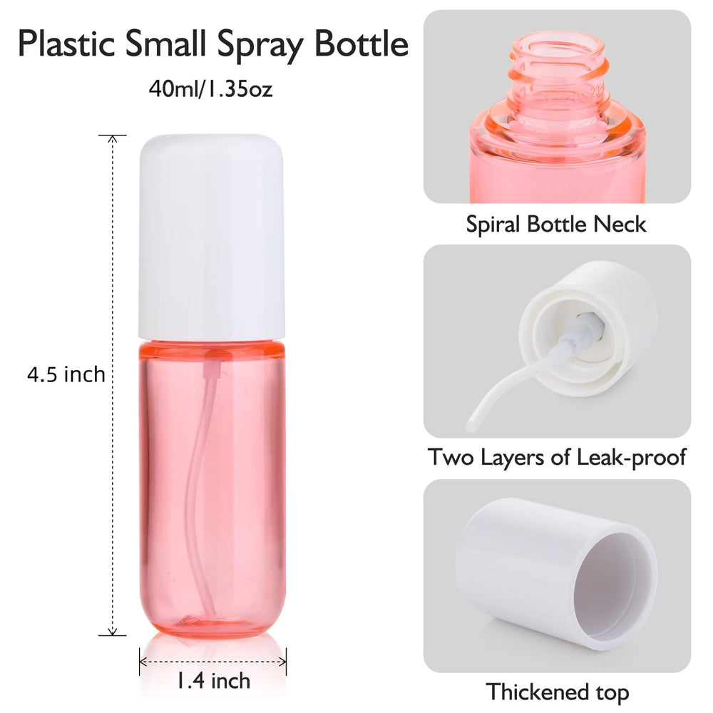 Aeibxiy travel-size-sprayer-40ml ideal for stacking in a bag during trips.