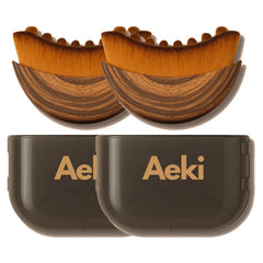 Aeki Brush lymphatic contour face brush for gentle facial massage and refreshed skin