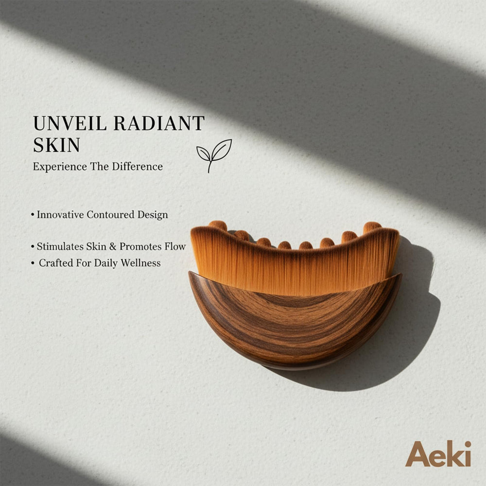 AEKI compact beauty tool with waterproof bristles designed for daily use.