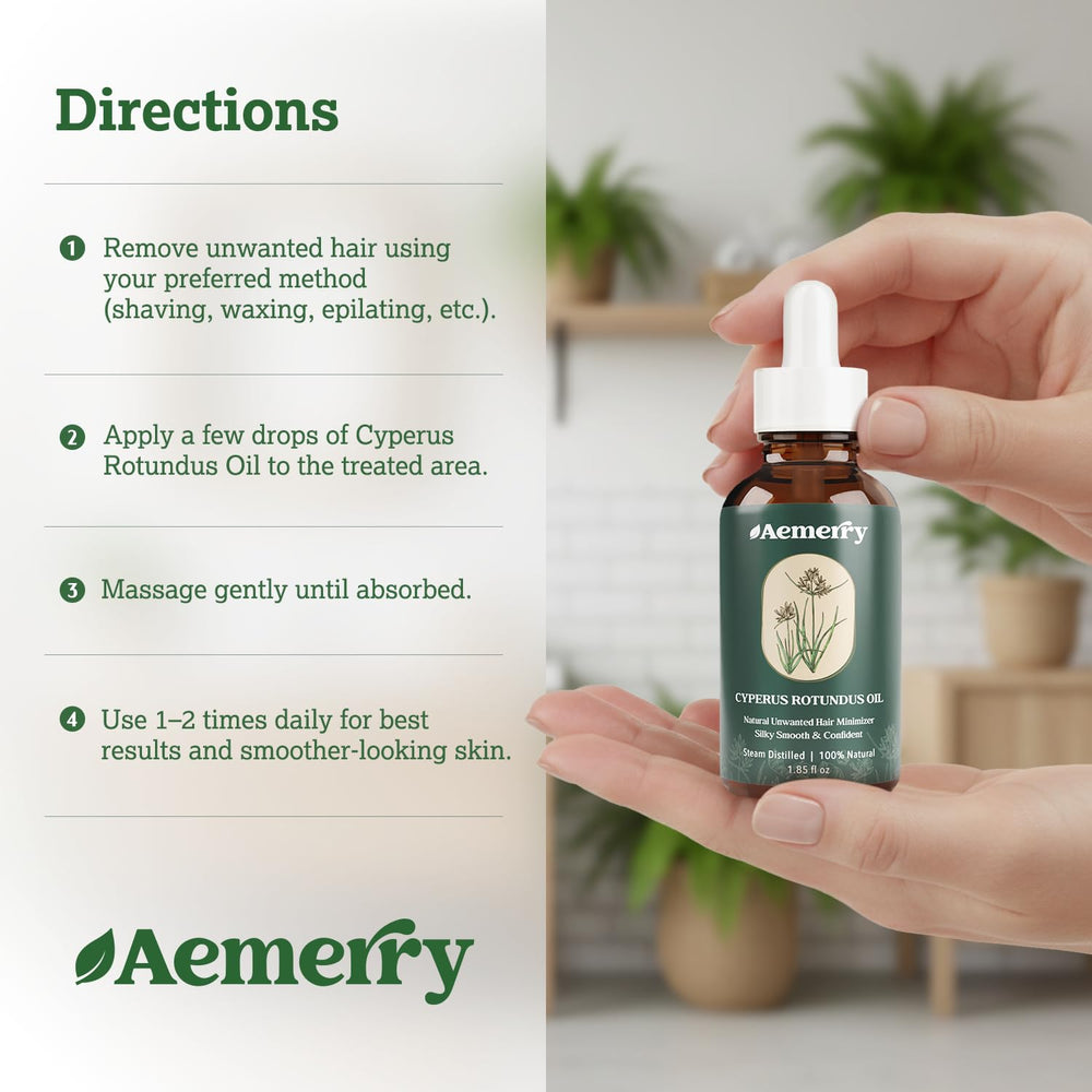 Aemerry Cyperus Rotundus Oil ingredients blend rich in antioxidants
