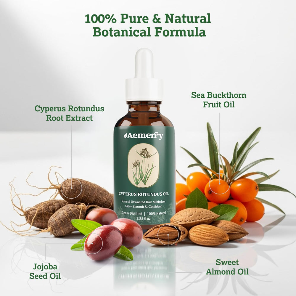 Aemerry Cyperus Rotundus Oil routine shot supports daily softness