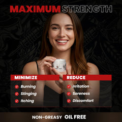 Aemerry Numbing Cream fragrance-free formula emphasizes lightweight, non-greasy texture.