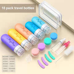 Aeomni 2oz small bottles for compact packing in carry-ons.