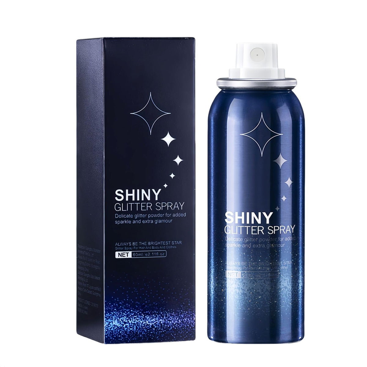 Spray de Brillos para Cuerpo: brillo duradero para cuerpo y cabello.