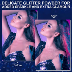 Spray de Brillos para Cuerpo: brillo en la ropa para un toque glam.