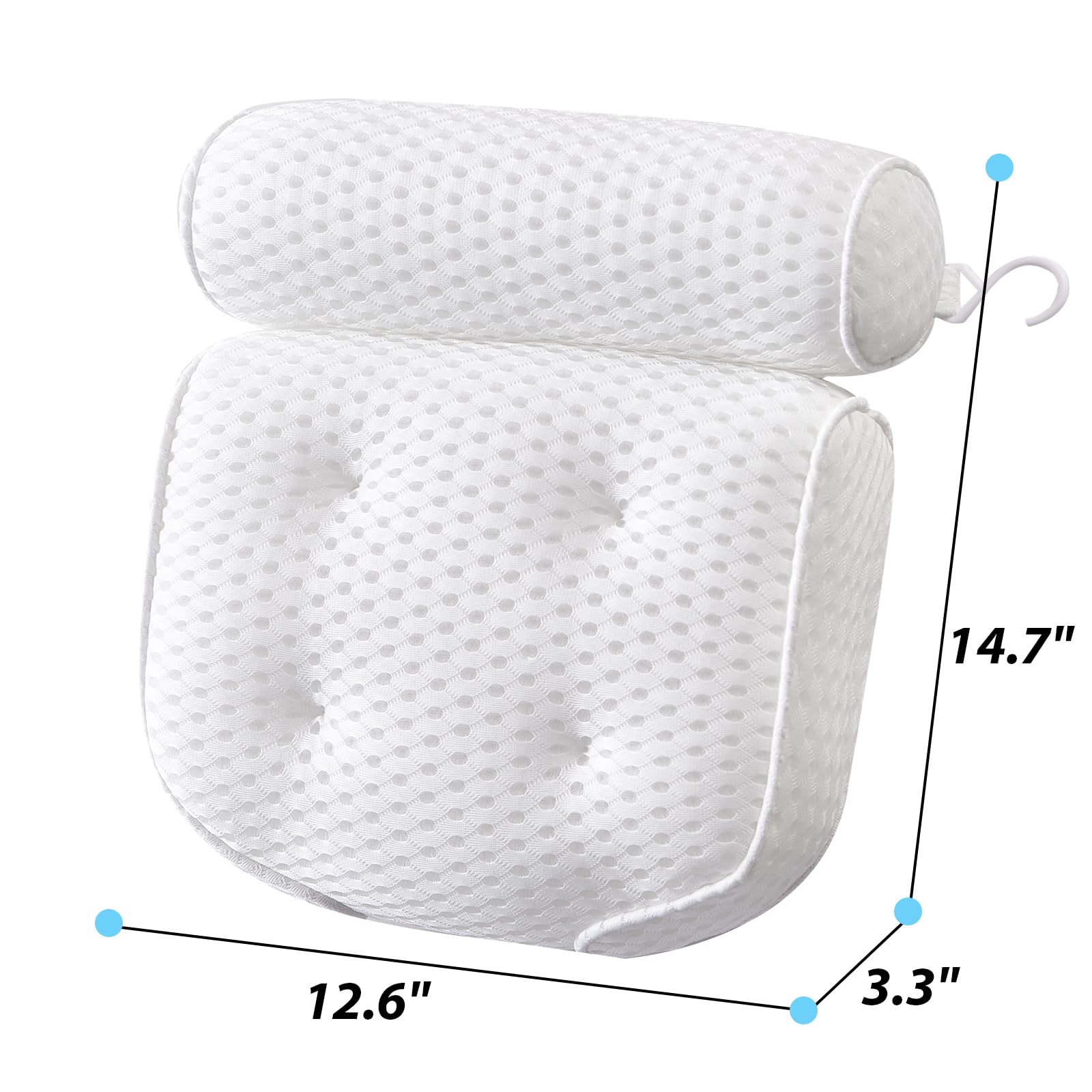 AEROiVi neck support feature helps comfortable head alignment.