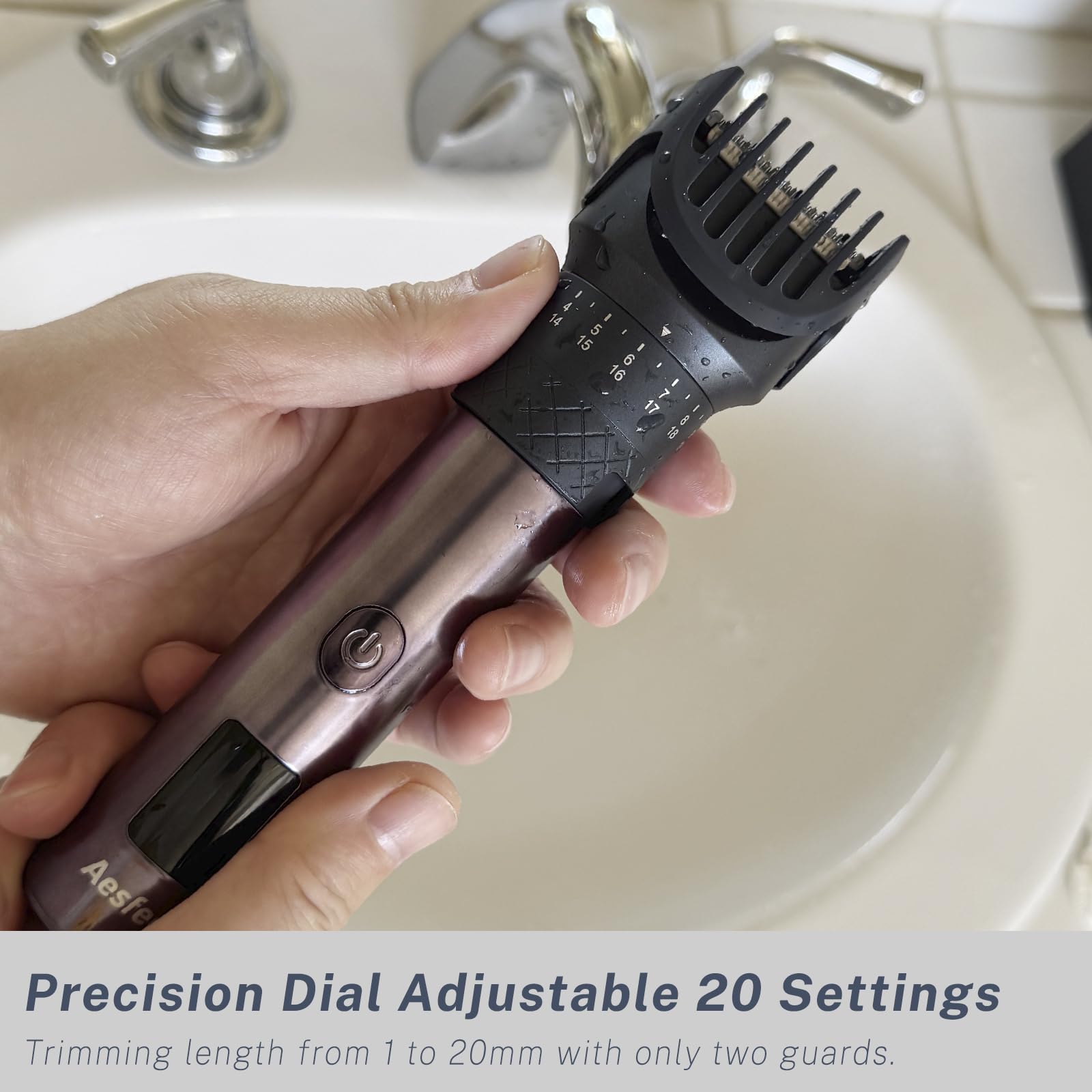 Aesfee rotary nose trimmer delivers precise nose and ear hair control