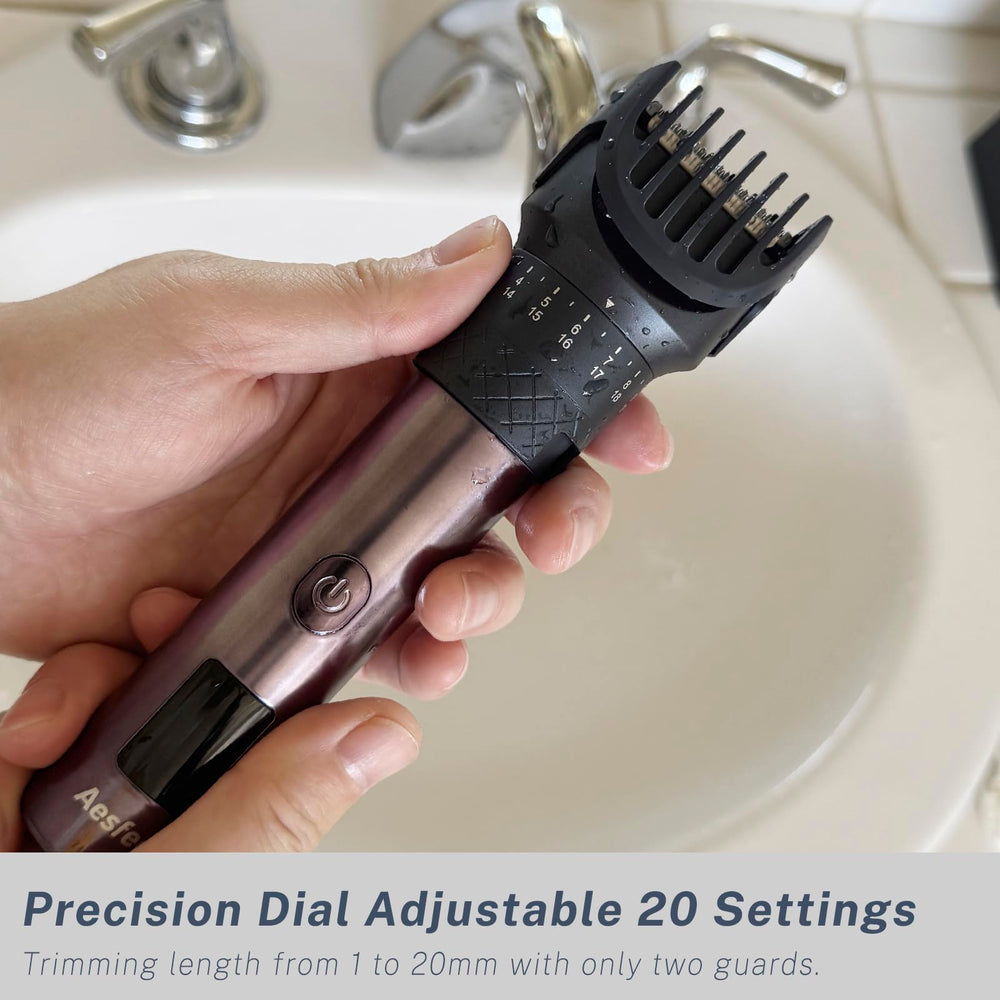 Aesfee rotary nose trimmer delivers precise nose and ear hair control