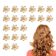 Aesnoun sparkling mini flower clip adds subtle shine to everyday hairstyles.