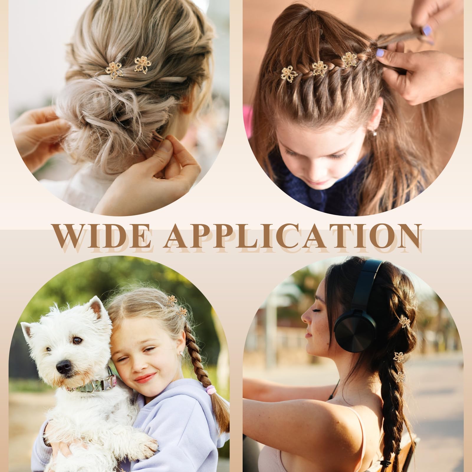Aesnoun stylish bangs clip secures thin hair with a firm grip.