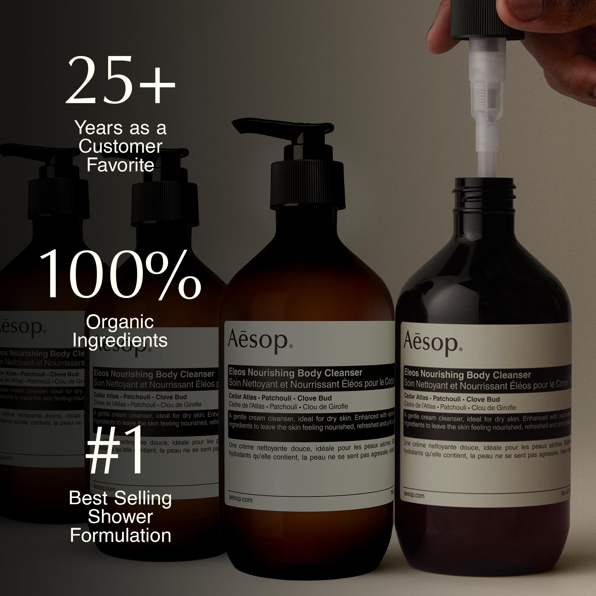 Aesop Eleos ingredients cedar atlas patchouli clove for nourishment