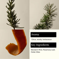 Aesop Resurrection Nourishing Hand Wash label closeup highlights vegan, paraben-free skincare commitment.