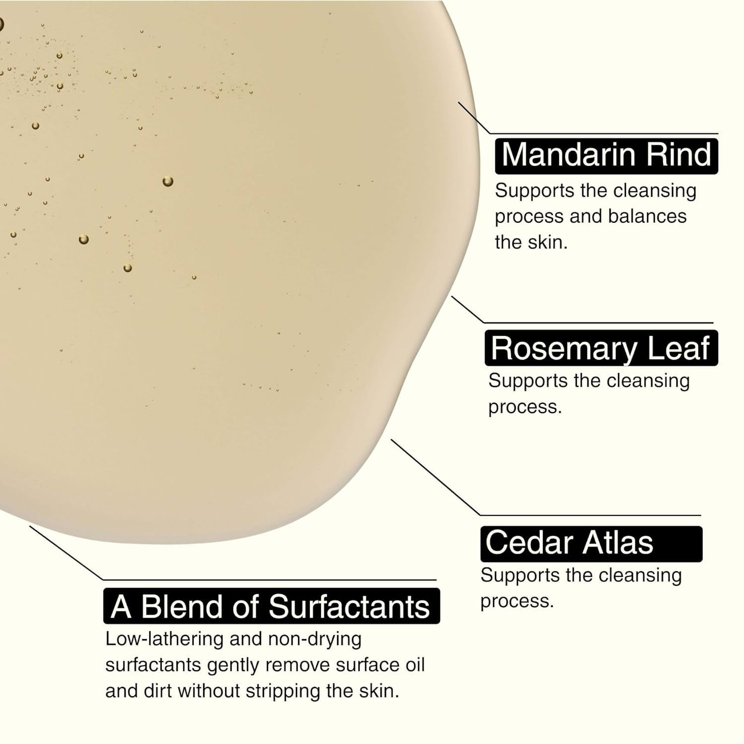 Aesop Resurrection Nourishing Hand Wash mandarin oil element emphasizes refreshing citrus notes.