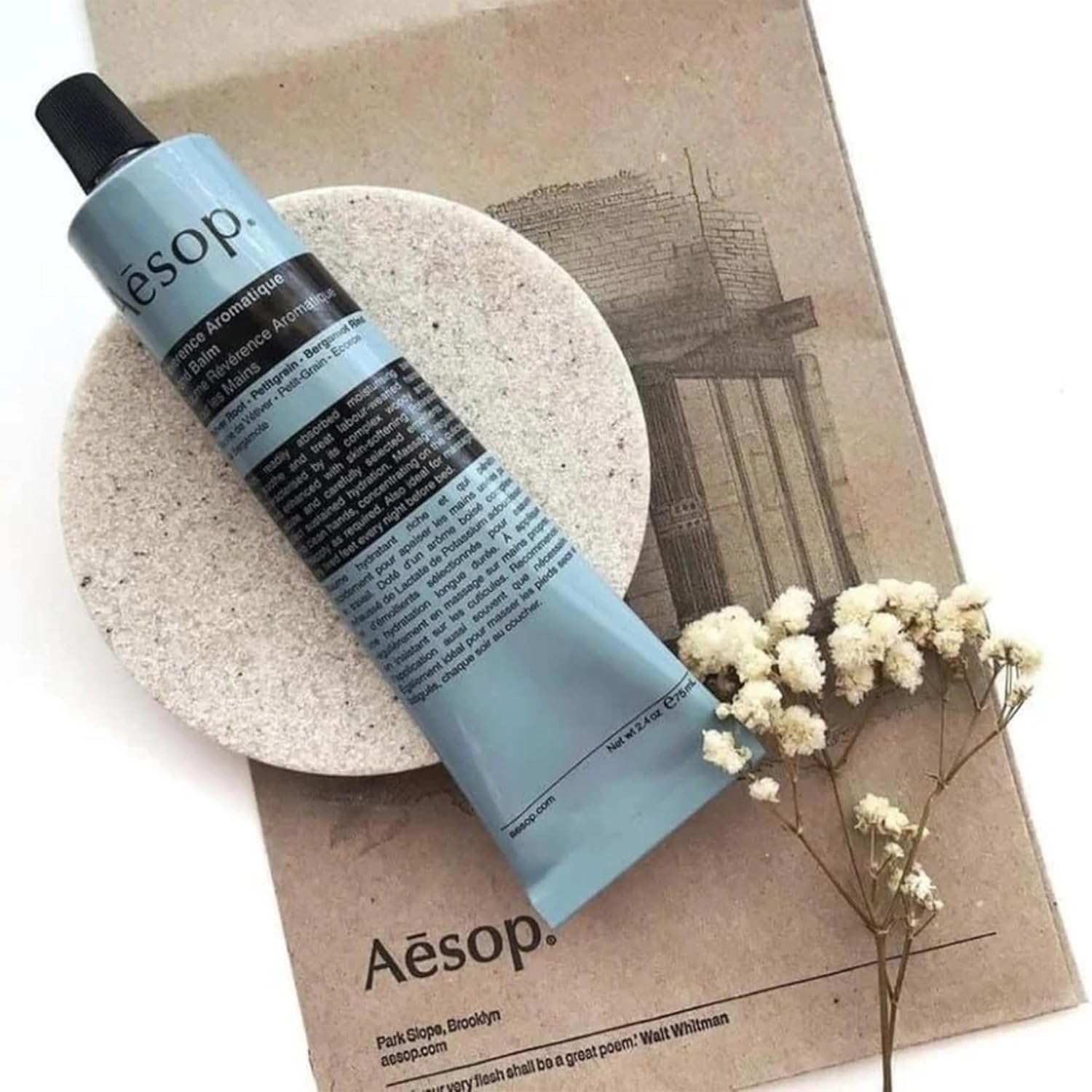 Vegan cruelty-free Reverence Aromatique Hand Balm with eco-friendly credentials