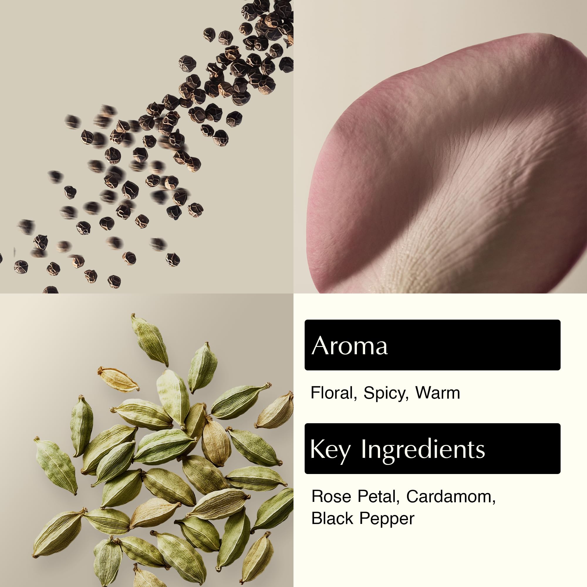 Close-up of rose petal oil hint in Aesop cleanser for botanical softness.