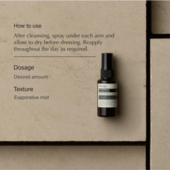 Aesop Sage leaf detail emphasizes natural ingredients and aroma.