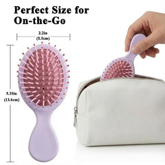 AESPAKO soft air cushion teeth provide gentle detangling without pulling.