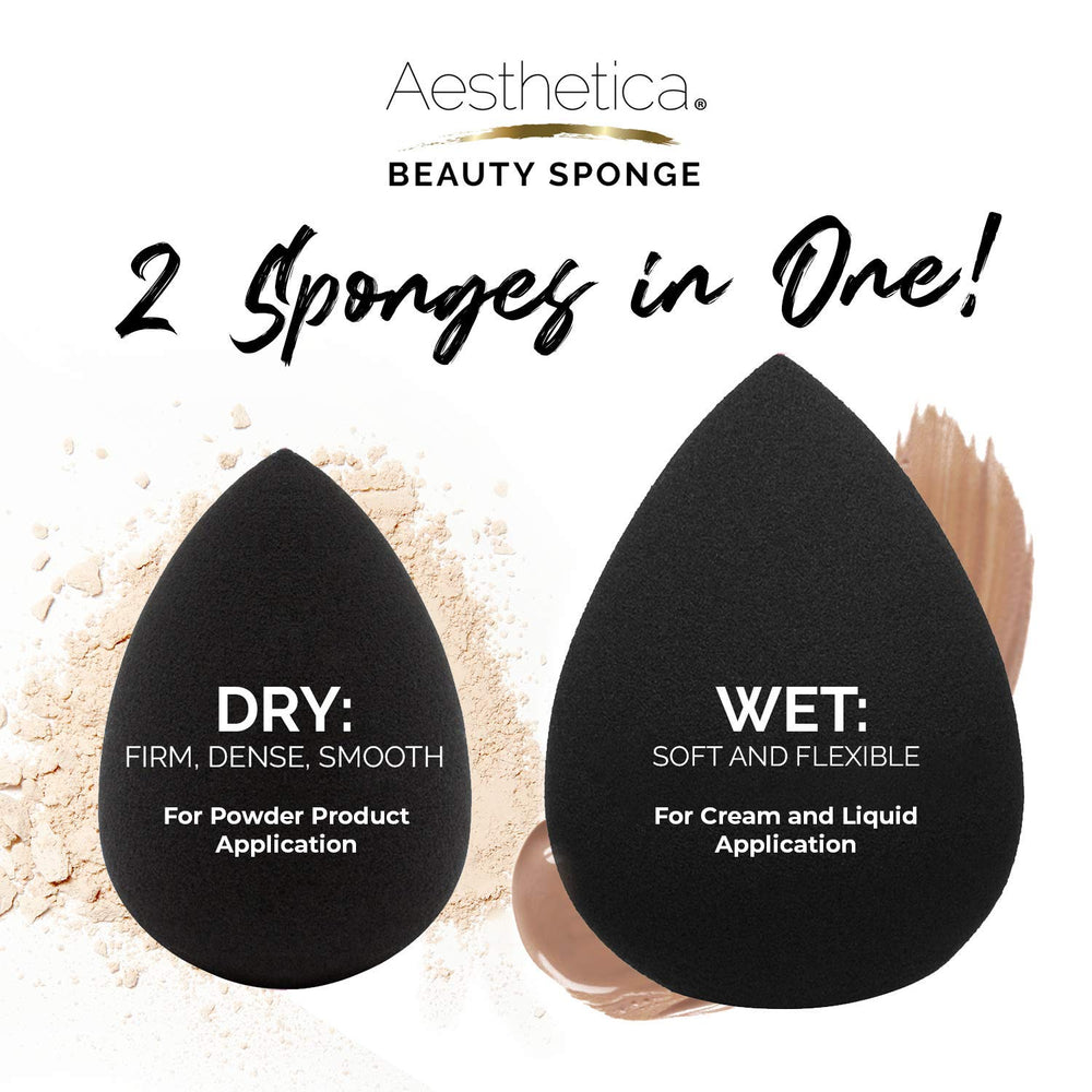 Aesthetica Cosmetics Beauty Sponge Blender precision-tip for precise spot blending