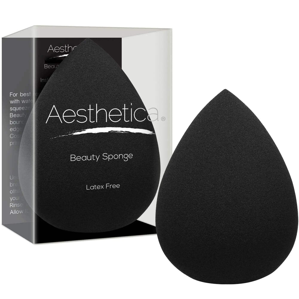 Aesthetica Cosmetics beauty sponge with rounded end for effortless cheek blending