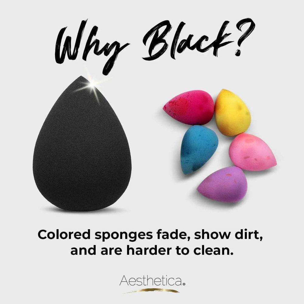 Aesthetica Cosmetics beauty sponge usable wet or dry for versatility