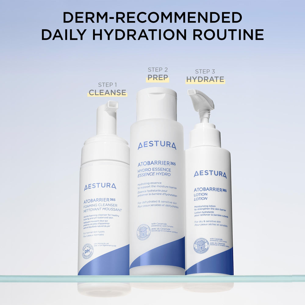 AESTURA ATOBARRIER365 clinical-result visual highlights barrier support after application.