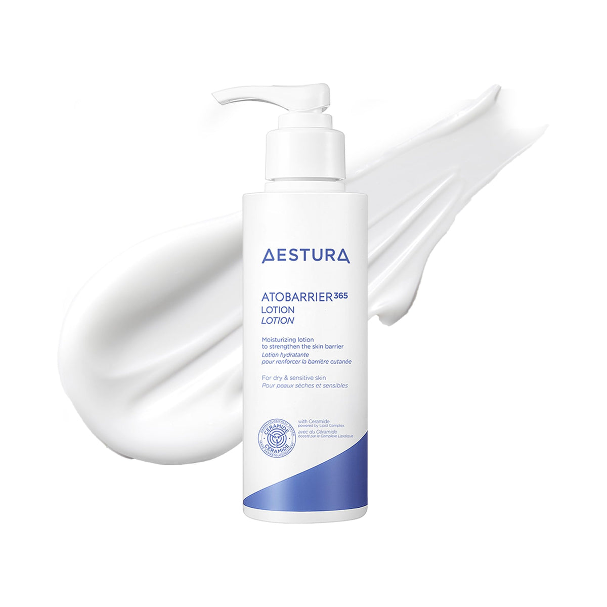 AESTURA ATOBARRIER365 lightweight bottle pump for easy daily hydration.