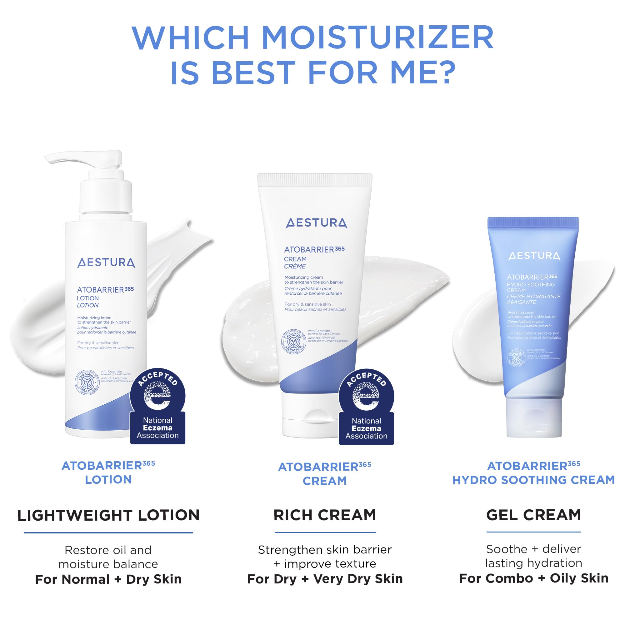 AESTURA ATOBARRIER365 model applying cream during morning routine.