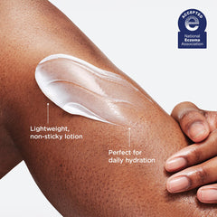 Close-up of AESTURA ATOBARRIER365 cream texture showing rich, non-greasy hydration.