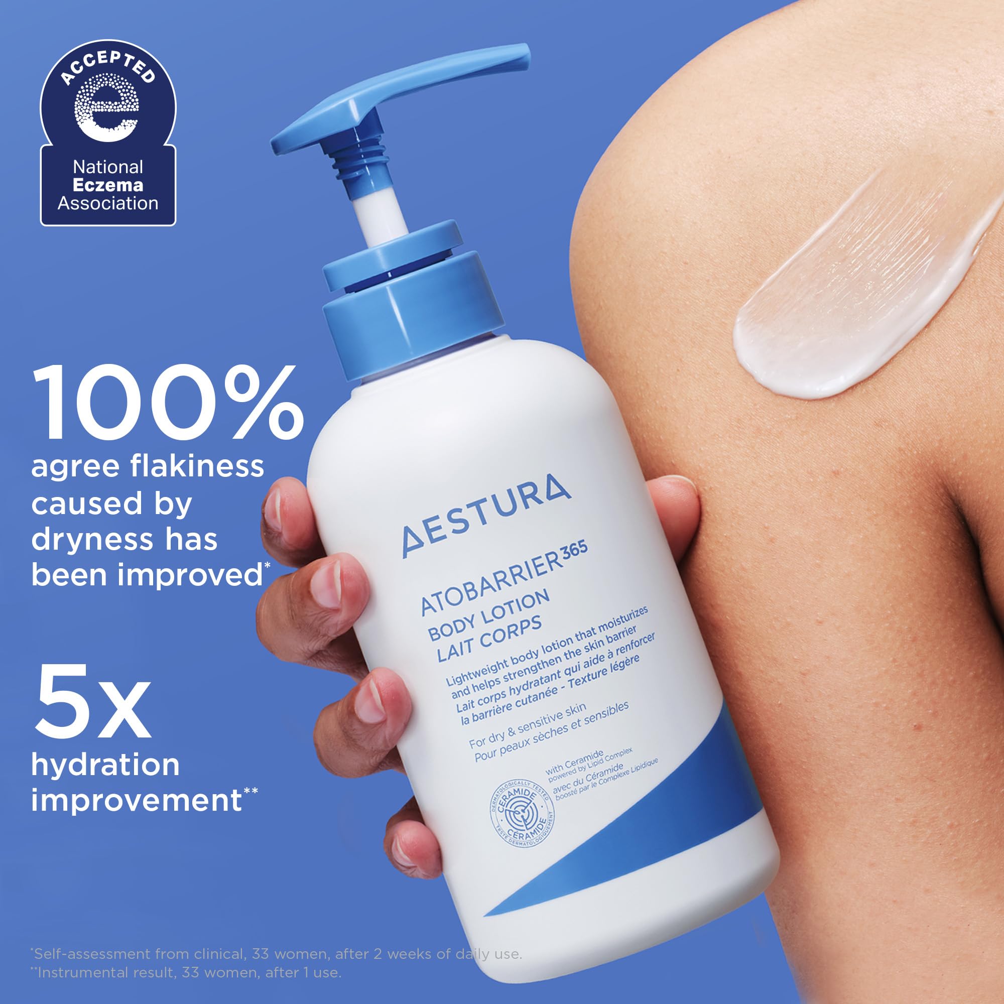 AESTURA ATOBARRIER365 product on display shows non-comedogenic daily use.