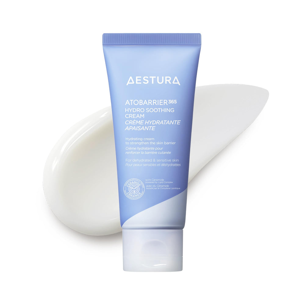 AESTURA ATOBarrier365 hydro soothing gel cream bottle for quick daily hydration.