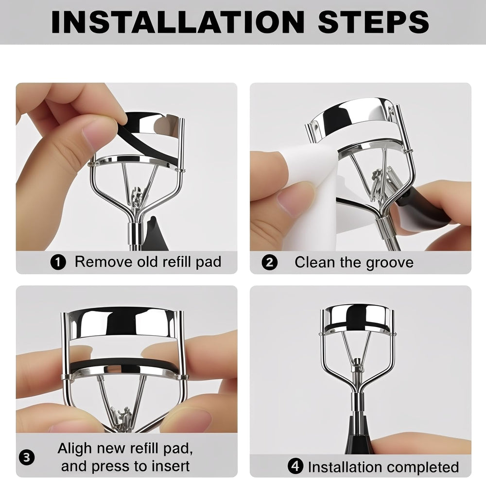 AETUXU brand silicone-refills for eyelash curlers support daily routines
