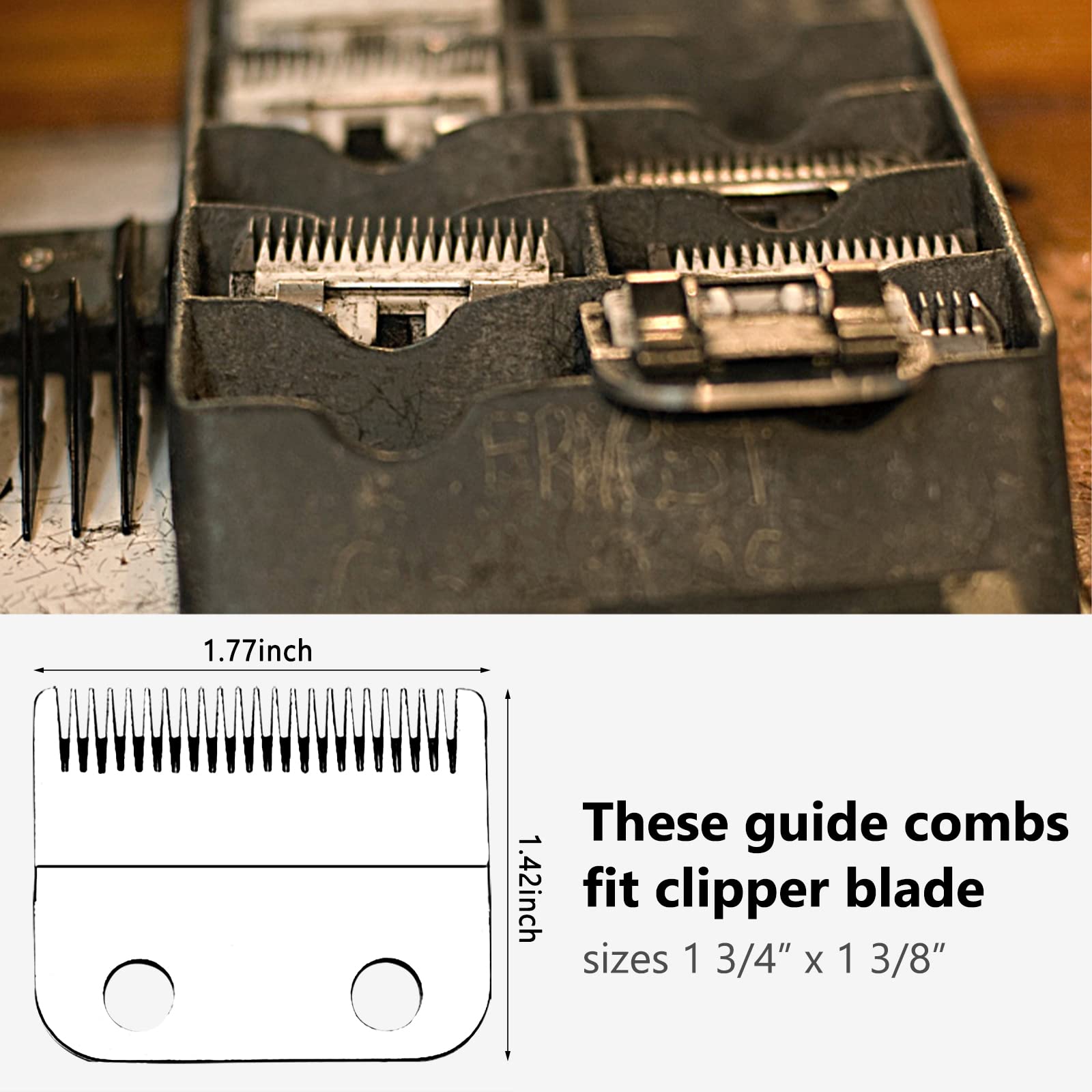 AFANSO Mega Hair Clipper Guards help save time on grooming.