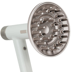 AFDD large diffuser attached to Shark SpeedStyle showing secure fit and curl-focused design.