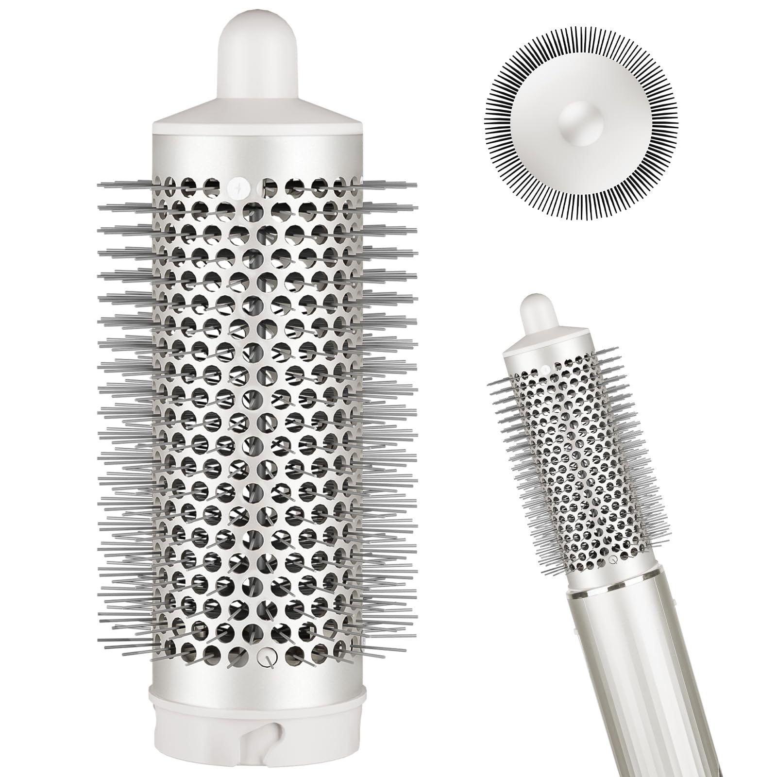 AFDD Round Brush Attachment for Shark FlexStyle fits securely for smooth roots and volume.