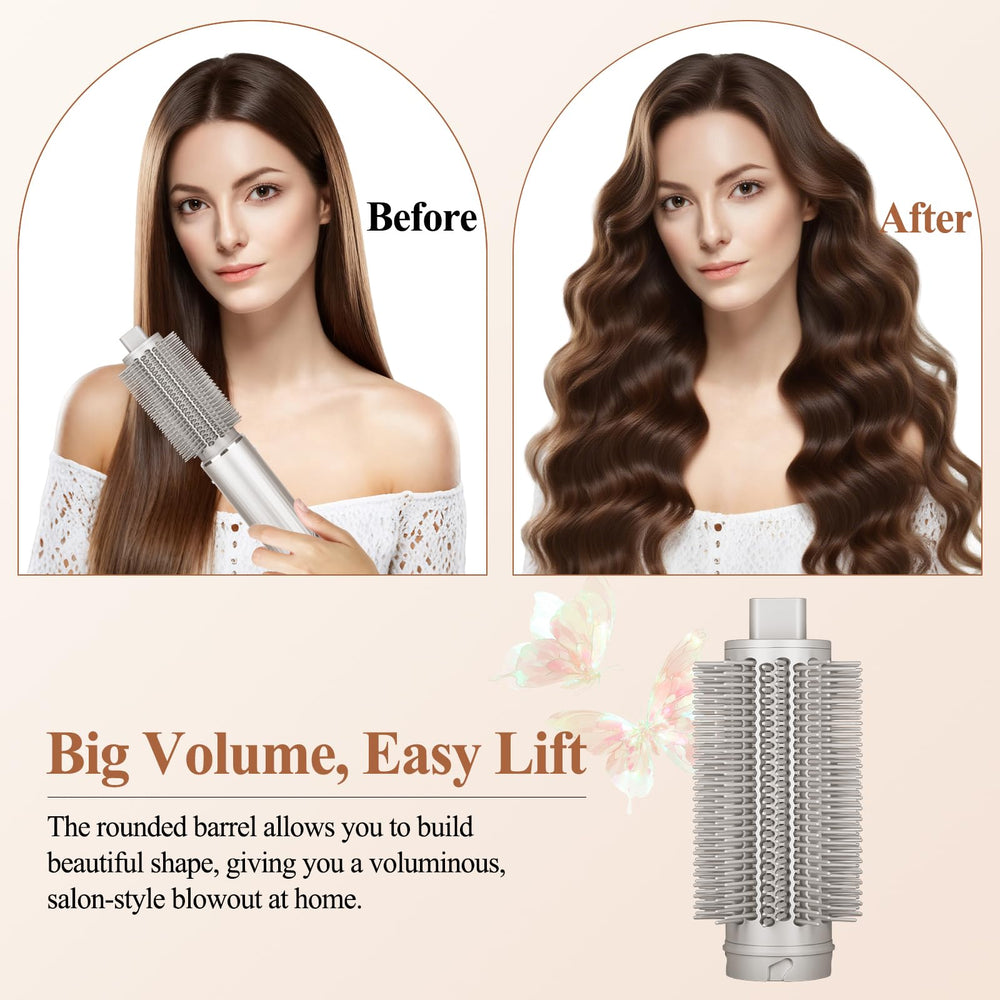 AFDD brush with optimized airflow and density for easier styling.