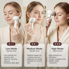 AFEIOFT hygienic silicone bristles provide gentle cleansing for sensitive skin