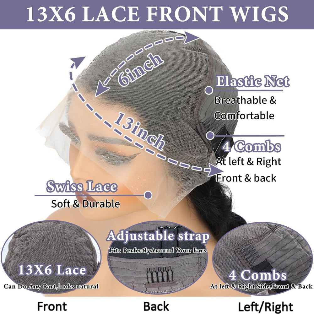 Afekisn adjustable straps and combs for a secure fit